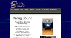 Desktop Screenshot of carrigsound.com