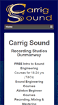 Mobile Screenshot of carrigsound.com