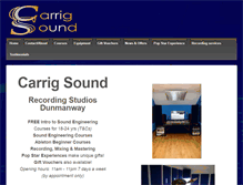 Tablet Screenshot of carrigsound.com
